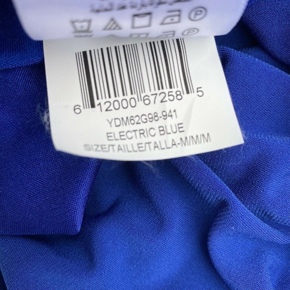 BCBGeneration Asymmetrical Dress One Shoulder Blue - Picture 10 of 13